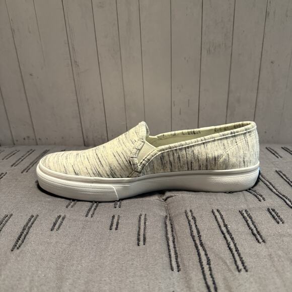 Keds Shoes Women’s Size 8 Softerra Slip On Cream Marled Comfort Casual Shoes - Picture 3 of 12